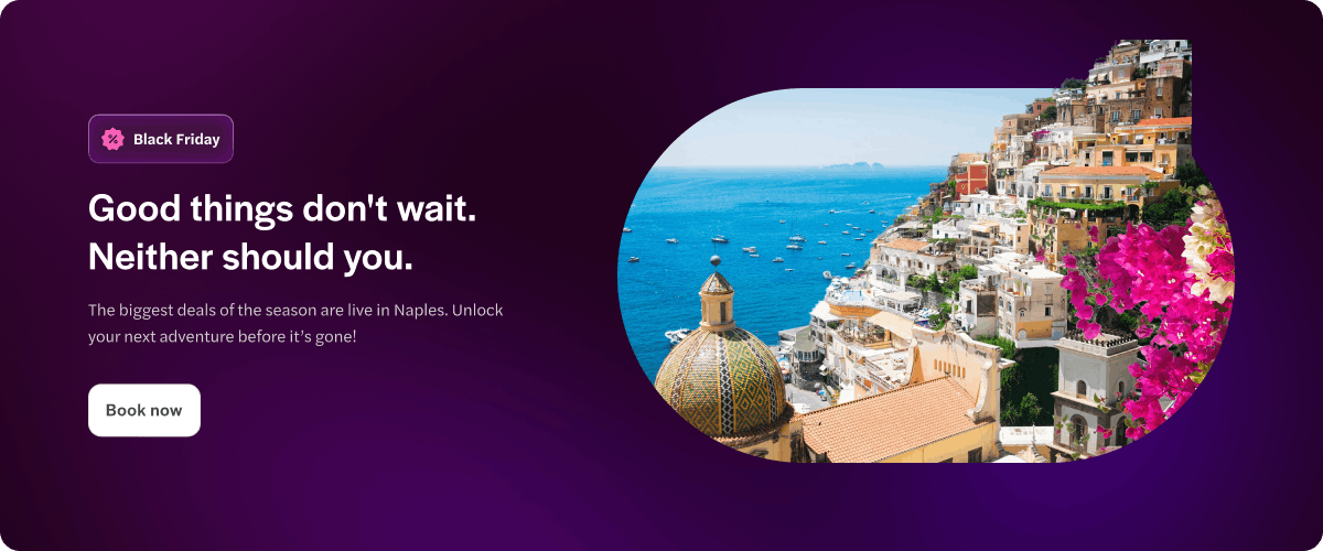Positano resort with colorful cliffside buildings overlooking the sea, Italy.